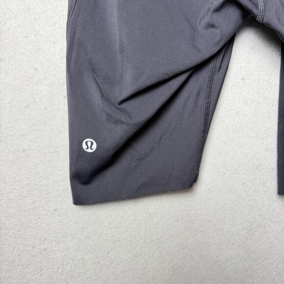 Lululemon Fast and Free 10” High Rise Bike Shorts Nulux Black Women’s Size 8 - Picture 4 of 8